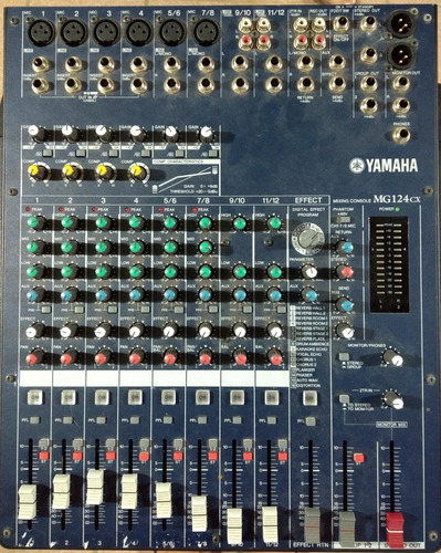 Mesa De Som Yamaha Mg 124cx 