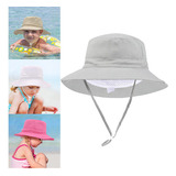 Gorro De Pescador Para Niños Con Protección Uv Para Bebés, T