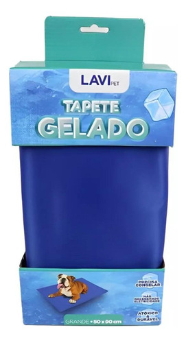 Tapete Gelado Lavi Pet Para Cães G 90 X 50cm