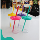 20 Vaso Acrílico Premium Transparente Souvenir Candy 300cc