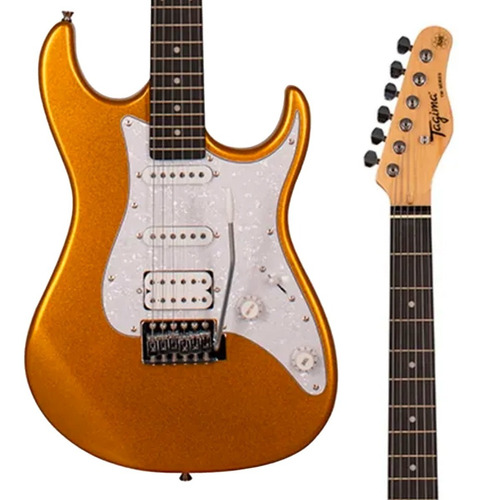 Guitarra Elétrica Tagima Tw Seri Tg-520 Metallic Gold Yellow