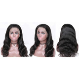 Peruca Lace Front 13x4 Cabelo Humano Liso Ond 50cm + Brjndes