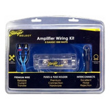 Kit De Cables Stinger  Para Amplificador #0  1500w 150a Ssk0