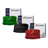 Kit 3 Cables Electrico Cca Calibre 12 Verde, Negro Y Rojo