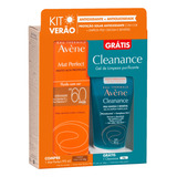 Kit Avène Mat Perfect Fps 60 + Cleanance (2 Produtos)