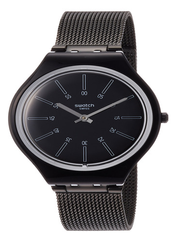 Reloj De Moda Swatch Skinotte Svob100m Black Metal Swiss Qua