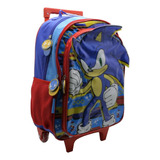 Mochila Sonic Con Carro 16 Pulgadas So323