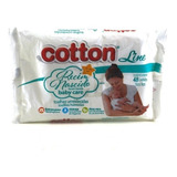 Toalha Umedecida Cotton Line Recém Nascido  48 Lenços Nfe