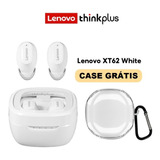 Fone Bluetooth 5.3 Lenovo Thinkplus Xt62 + Case Grátis