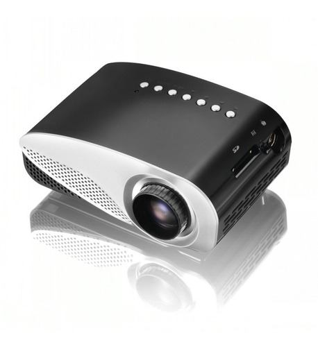 Proyector Led Hd Video Beam Hdmi Sd Rd 208+ Control Negro