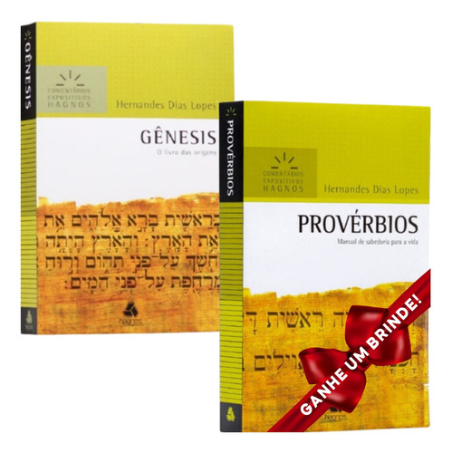 Combo Livro Gênesis + Provérbios | Comentário Expositivo