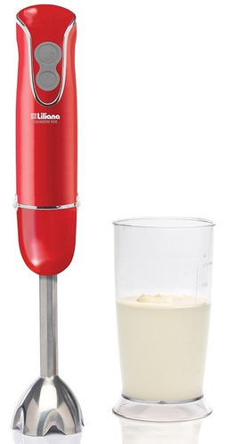 Mini Pimer Mixer Liliana Ah10 Potencia 450w 0,6lts Rojo