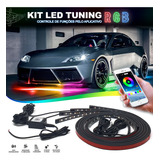 Barra Led Neon New Civic 2008 Externo Rgb Controle App