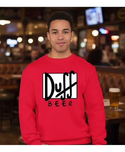 Sudadera Cuello Redondo Hombre Duff Beer Envío Gratis