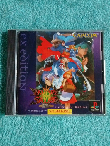 Juegos Ps1 Darkstalkers Vampire Savior Ex Edition [ Ntsc-j ]