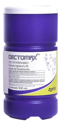 Dectomax Doramectina 1% Injetável 500ml Zoetis