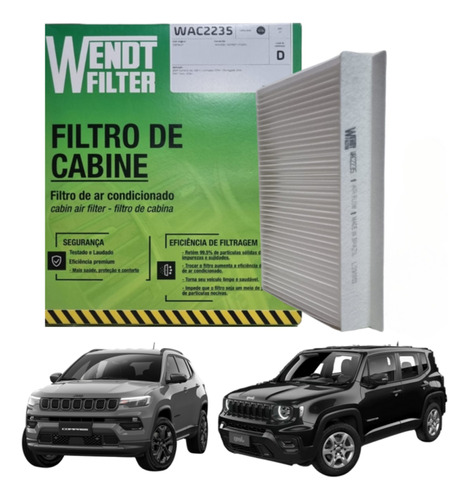  Filtro De Ar Condicionado Cabine Fiat Toro Jeep Renegade