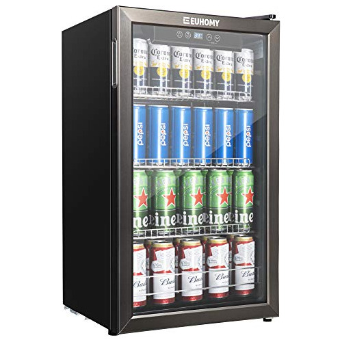 Refrigerador Y Enfriador De Bebidas Euhomy, Mini Refrigerado