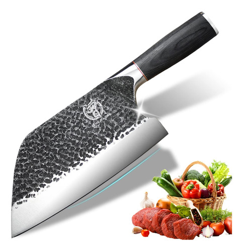 Autentico Cuchillo De Chef Serbio  7.5 '' Cuchillo De Cuchi