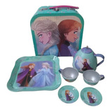 Set De Te Frozen Original Juego Valija X7 Piezas Cresko Nena