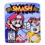 Sticker Label Para Super Smash Bros 64 Juego Cartucho