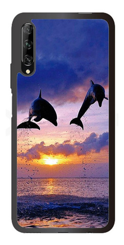 Funda Y9 Y9s Y9 Prime Honor 9x Delfin 03 Personalizada