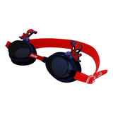 Goggle De Natación Voit Marvel Spider-man Kids Color Negro