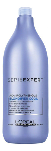 Shampoo L'oréal Professionnel Serie Expert Blondifier Cool En Botella De 1500ml Por 1 Unidad