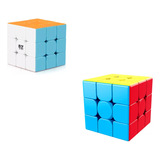 Combo Rubik Qiyi Warrior 3x3 + Meilong 3c (3x3) + 2 Bases