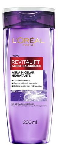 Micelar Revitalift Acido Hialuronico 200ml L'oréal Paris
