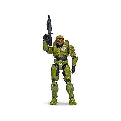 Figura De Halo  Master Chief  Con Rifle De Asalto