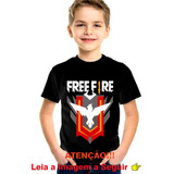 Camisa Camiseta Free Fire Mestre Game Infantil Juvenil