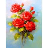 5d Diamond Painting Kit Pintura Diamante  Flores 