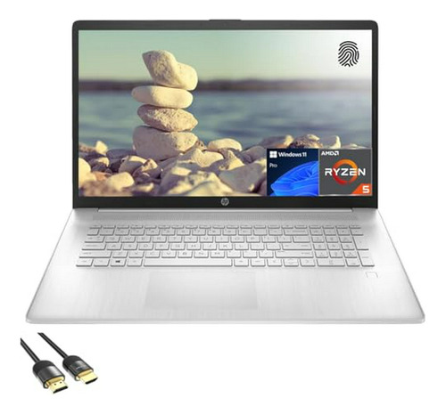 Laptop Hp Para Negocios Y Estudiantes, 17.3  Fhd, Ryzen 5 55