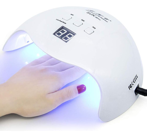 Lámpara Led Uv Para Uñas De Gel 40 W Secadora De Esmalte