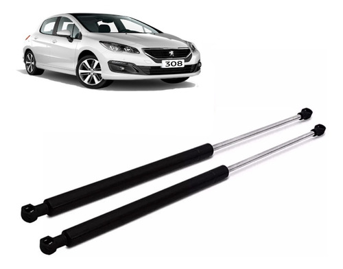 Kit X2 Amortiguadores Porton Baul Trasero Peugeot 308