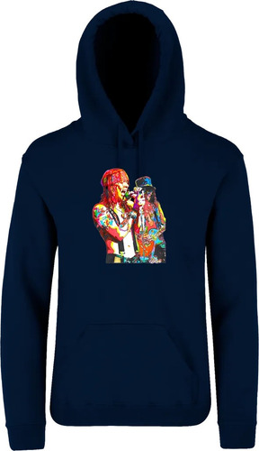 Sudadera Hoodie Guns And Roses Mod. 0046 Elige Color