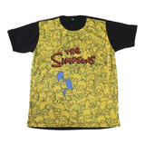 Camiseta Blusa Adulto Simpsons Full Print Marge Lua036