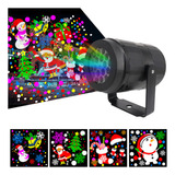 Lámpara De Proyector Led De 16 Figuras Navideñas Hd