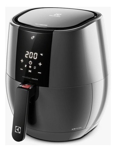 Freidora Digital De Aire Airfryer Electrolux Experience Eaf2 Color Gris Oscuro