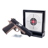 Pistola Kit Crosman Classic 1911 + Blanco + Balines