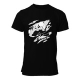 Playera Negra Nie-r Automata Flame1