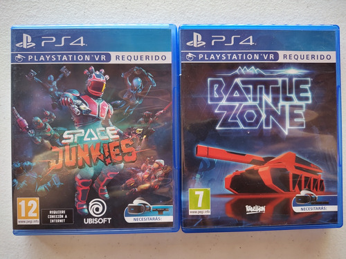 Combo Space Junkies + Battle Zone Ps4 Psvr Realidade Virtual