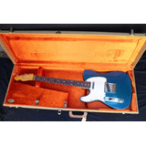 Guitarra Zurda Mjt Usa Telecaster 63 Relic Lake Placid Blue