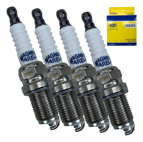 4 Vela De Ignição Gol Voyage Saveiro G4 G5 1.0 1.6 8v Ea111