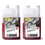 Pack 2 Aceites De Moto Ipone R2000 Rs 2t Semisintetico