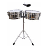 Timbaleta Parquer Master 13+14 Soporte + Cencerro Timbal.