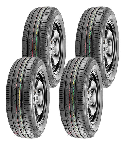 Paquete De 4 Llantas 185/60 R15 Kumho Ecowing Es01 Kh27 88h