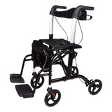 Andadera Ortopedica Plegable Adultos Silla Asiento Ruedas 