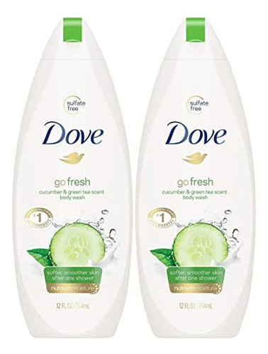 Gel De Baño Dove Go Fresh Pepino Y Té Verde, 12 Onzas [u]